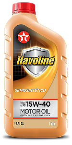 Lubrificante de Motor Havoline Semissintetico 15W40 Sl - 1Lt