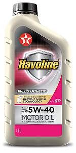 Lubrificante de Motor Texaco Havoline Fullsyn Pro Ds 5W40 Sp Sintetico - 1Lt