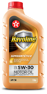 Lubrificante de Motor Texaco Havoline Semissintetico 5W30 Sn - 1Lt