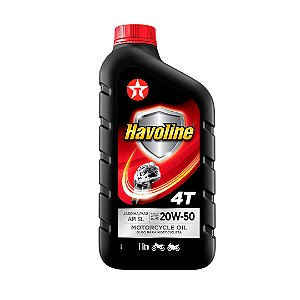 Lubrificante Para Motor 4T Texaco Havoline 4T 20W50 Sl - 1Lt