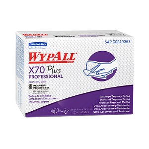 Pano Limpeza Wypall X70 Multiuso 25X59X40 - Un