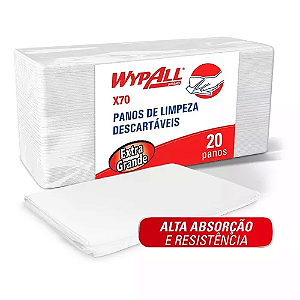 Pano Limpeza Wypall X70 Extra Grande 20X90X65 - Un