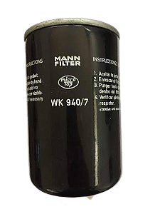 Filtro De Combustivel Mann Wk940/7 - Un