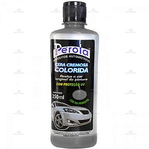 Cera Perola Colorida Prata - 250Ml