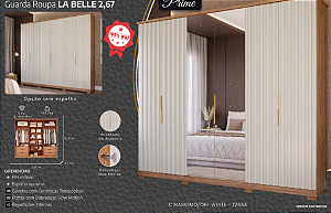 GUARDA ROUPA LA BELLE 2,67