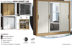 Guarda-Roupa NEW SMART 1.88
