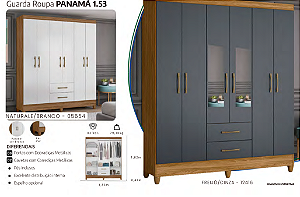 Guarda Roupa PANAMÁ 1.53