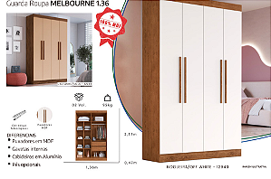 Guarda Roupa MELBOURNE 1.36