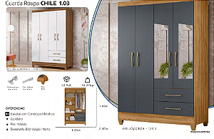Guarda Roupa CHILE 1.03