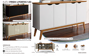 Buffet PRISM 4 PORTAS