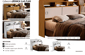 Cabeceira JÉSSICA 1,60