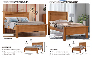 Cama Solteiro VERONA 88