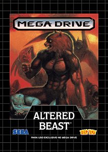 Quadro Capa do Altered Beast - Sega Mega Drive TecToy
