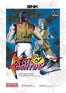 Quadro Art of Fighting 2 - Pôster Arcade SNK