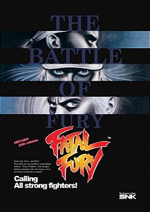 Quadro Fatal Fury - Pôster Arcade SNK