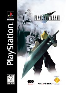 Quadro Capa do Final Fantasy VII - Sony Playstation Americano