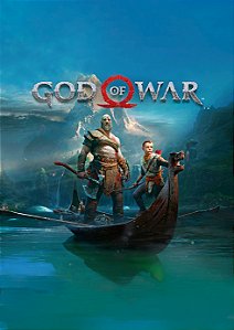 Quadro God of War - Pôster Sony Playstation 4