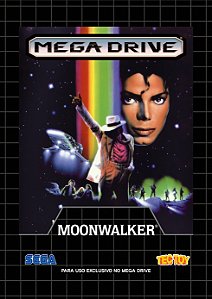 Quadro Capa do Moonwalker - Sega Mega Drive TecToy