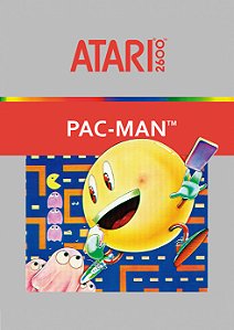 Quadro Capa do Pacman - Atari Americano