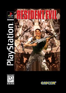 Quadro Capa do Resident Evil - Sony PlayStation Americano