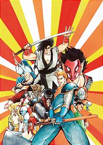 Quadro Samurai Spirits (Samurai Shodown) Arte - Pôster Arcade SNK