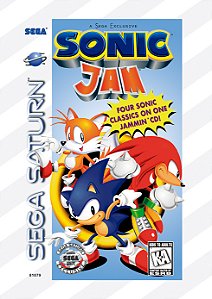 Quadro Capa do Sonic Jam - Sega Saturn Americano