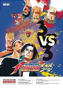 Quadro The King of Fighters 94 - Pôster Arcade SNK