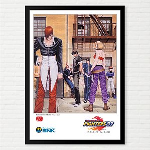 Quadro The King of Fighters 97 - Pôster Arcade SNK - Final Frame