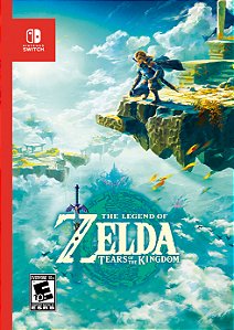 Quadro Capa do The Legend of Zelda Tears of the Kingdom - Nintendo Switch