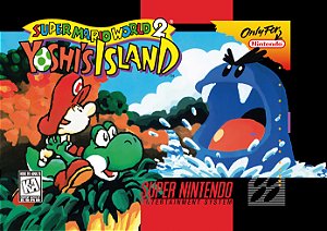 Quadro Capa do Yoshi´s Island - Super Nintendo Americano