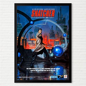 ポスター s.s snatcher-mega-cd-poster_preto-