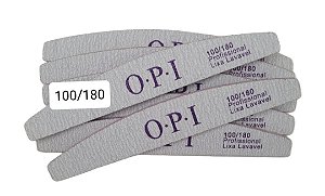 KIT Lixa OPI 100/180 pacote 20 unidades