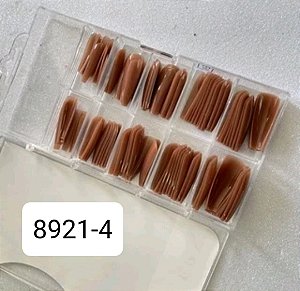 Postiça Bailarina Cor nude chocolate - Kit 100un