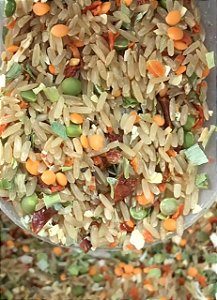 ARROZ INTEGRAL COM ALHO PORÓ