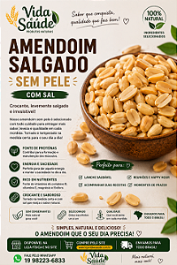 AMENDOIM TORRADO COM SAL