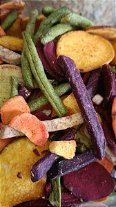 CHIPS DE VEGETAIS LIOFILIZADOS