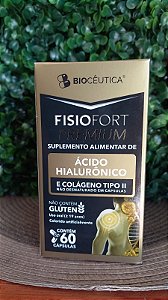 Ácido Hialurônico + Colágeno Tipo II 60 Cápsulas Biocêutica