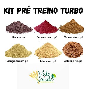 KIT PRÉ TREINO TURBO