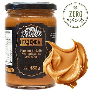 FONDANT DE LEITE FAZENDA DE MINAS SEM AÇÚCAR