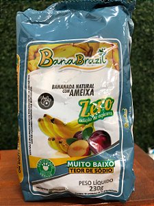 BANANADA NATURAL COM AMEIXA ZERO AÇUCAR BANABRAZIL