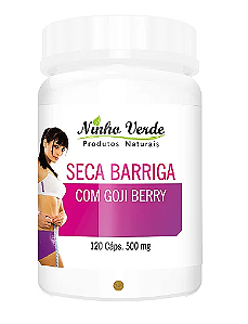 SECA BARRIGA COM GOJI BERRY  CÁPSULA NINHO VERDE 120 CAPSULAS