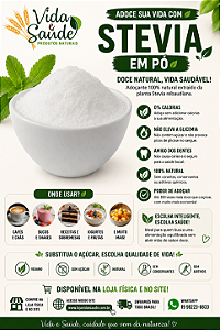 ADOÇANTE STEVIA EM PÓ