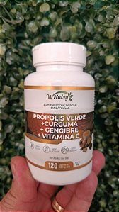 PROPOLIS CURCUMA GENGIBRE VITAMINA C - 120 CAPSULAS