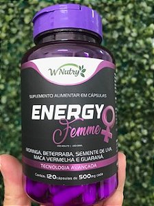 ENERGY FEMME 500MG 120 CAPSULAS