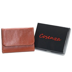 Carteira Feminina Couro Legitimo Pequena - Marrom