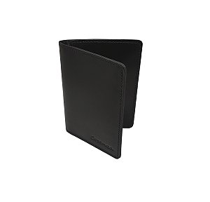 Carteira Masculina Porta Cartão Documento Cnh Rg Couro Legitimo - Preto
