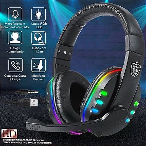 Headphones - Fone De Ouvido Gamer Profissional PC NOTEBOOK GM-018