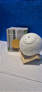 Umidificador de lâmpada de Lua 3D