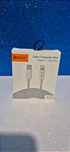 Cabo Trançado Neo Tipo-C para IOS - Turbo 3.1A