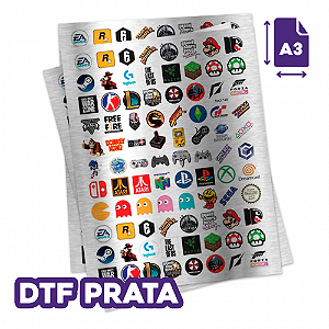 DTF U.V Prata - A3 40x27 cm